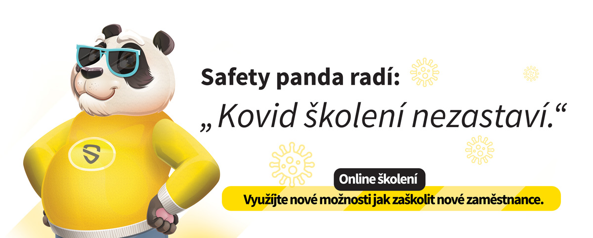 safety panda radí - kovid školení nezastaví.